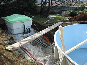 Il montaggio della sala macchine 