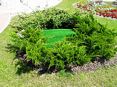 Skrita montažna poliestrska strojnica, primer 1