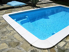 Piscina Swim-Trim con la sala macchine da montaggio